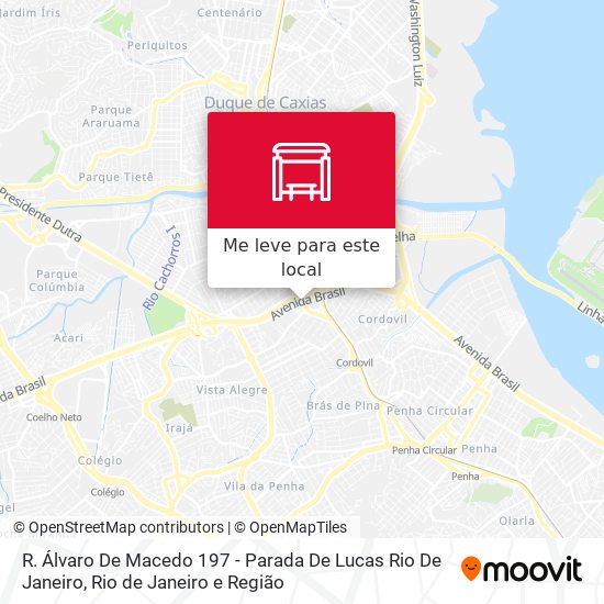 R. Álvaro De Macedo 197 - Parada De Lucas Rio De Janeiro mapa