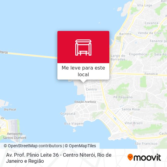Av. Prof. Plinio Leite 36 - Centro Niterói mapa