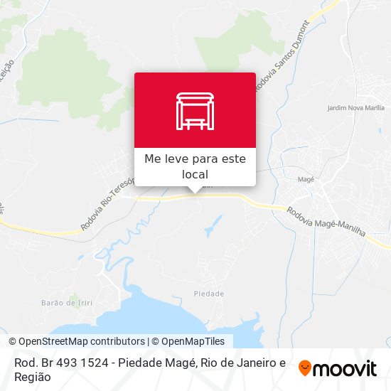 Rod. Br 493 1524 - Piedade Magé mapa