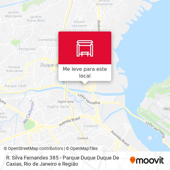 R. Silva Fernandes 385 - Parque Duque Duque De Caxias mapa