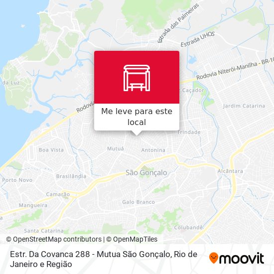 Estr. Da Covanca 288 - Mutua São Gonçalo mapa