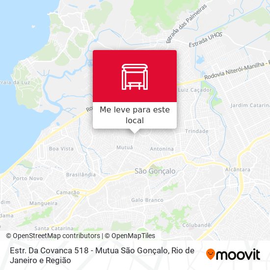 Estr. Da Covanca 518 - Mutua São Gonçalo mapa