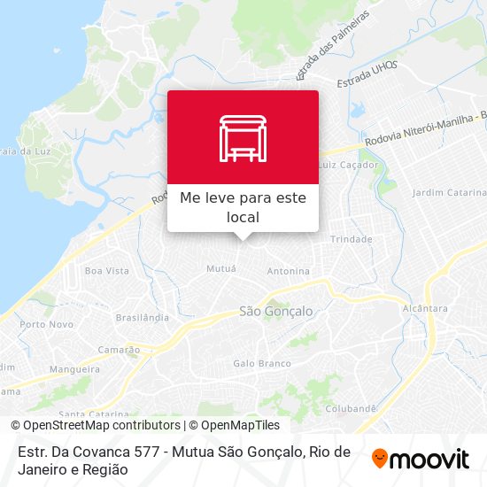 Estr. Da Covanca 577 - Mutua São Gonçalo mapa