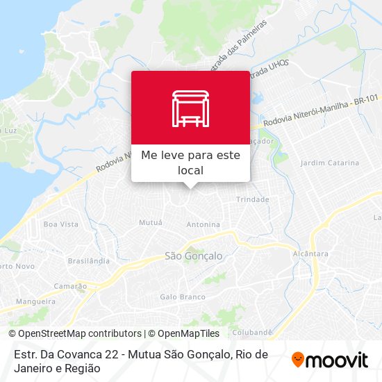 Estr. Da Covanca 22 - Mutua São Gonçalo mapa