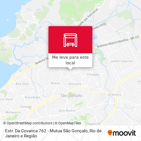 Estr. Da Covanca 762 - Mutua São Gonçalo mapa