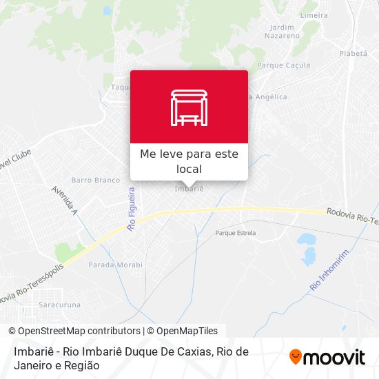 Imbariê - Rio Imbariê Duque De Caxias mapa