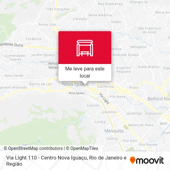 Via Light 110 - Centro Nova Iguaçu mapa