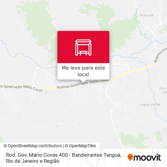Rod. Gov. Mário Covas 400 - Bandeirantes Tanguá mapa