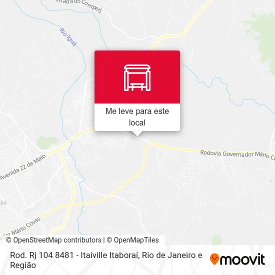 Rod. Rj 104 8481 - Itaiville Itaboraí mapa
