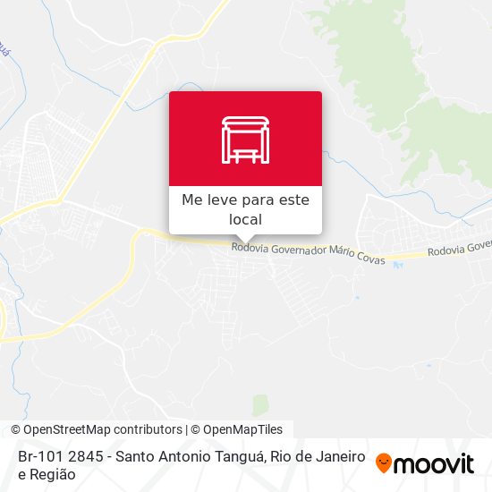 Br-101 2845 - Santo Antonio Tanguá mapa