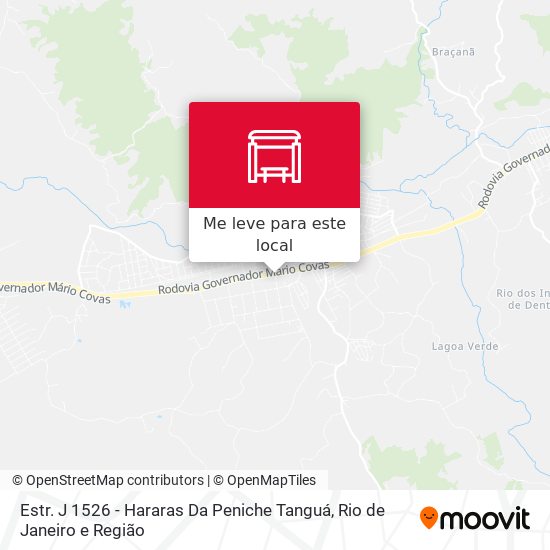 Estr. J 1526 - Hararas Da Peniche Tanguá mapa