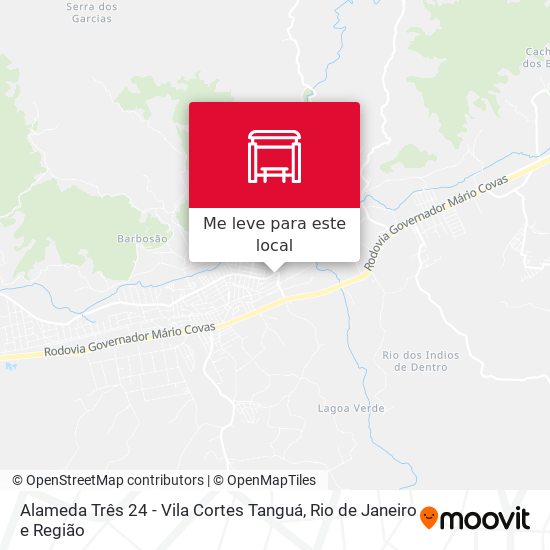 Alameda Três 24 - Vila Cortes Tanguá mapa