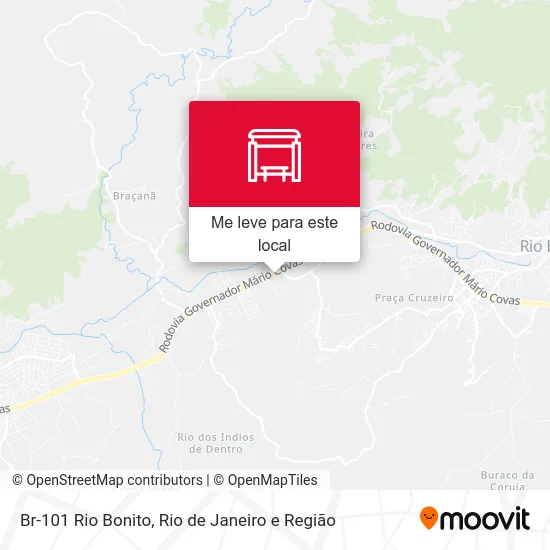 Br-101 Rio Bonito mapa