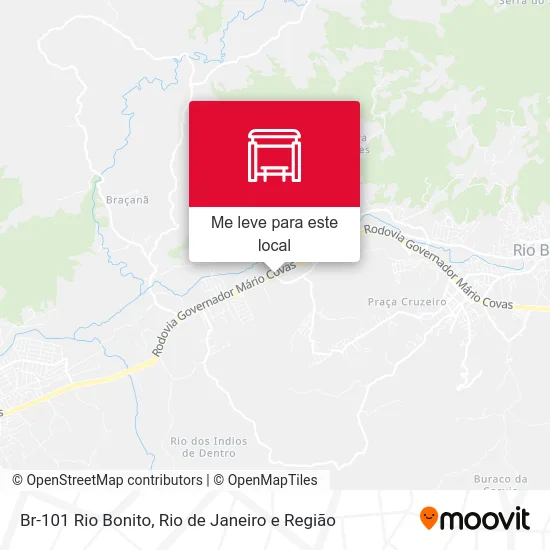 Br-101 Rio Bonito mapa