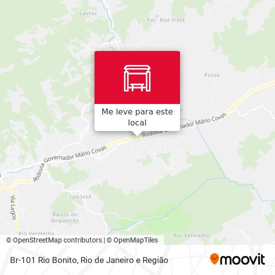 Br-101 Rio Bonito mapa