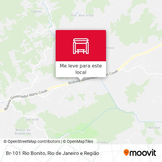 Br-101 Rio Bonito mapa