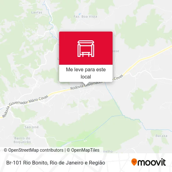 Br-101 Rio Bonito mapa
