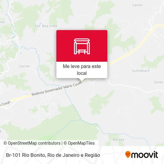 Br-101 Rio Bonito mapa
