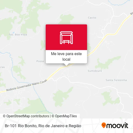 Br-101 Rio Bonito mapa