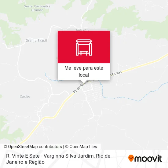 R. Vinte E Sete - Varginha Silva Jardim mapa