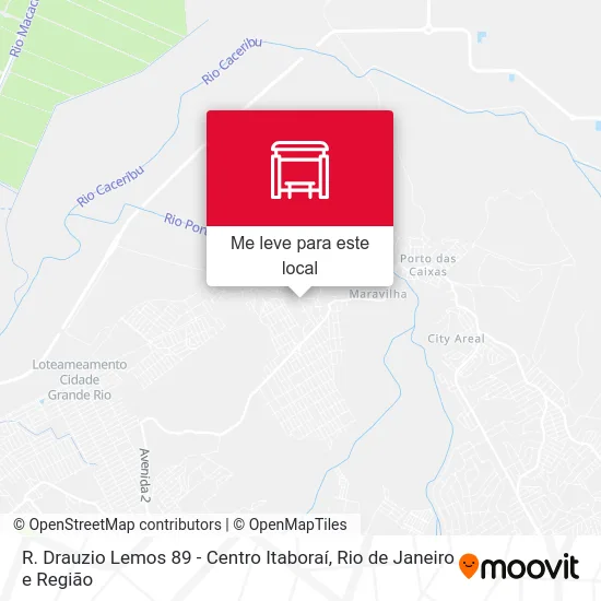 R. Drauzio Lemos 89 - Centro Itaboraí mapa