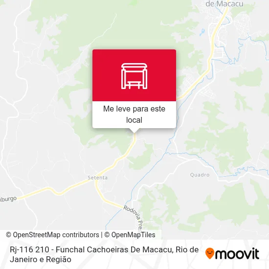 Rj-116 210 - Funchal Cachoeiras De Macacu mapa