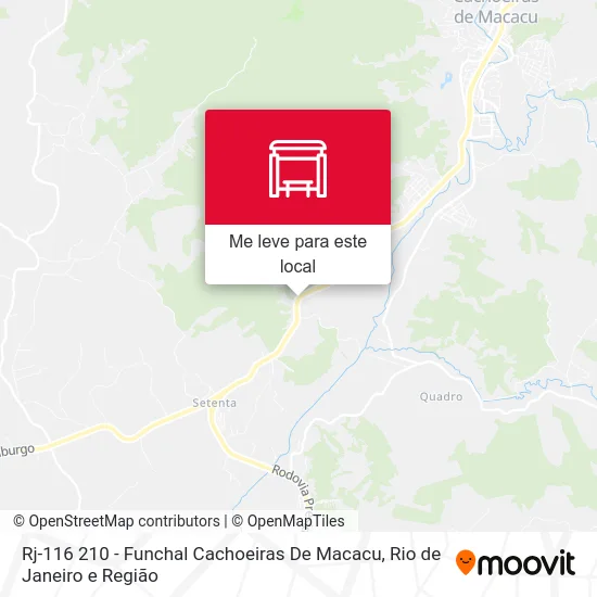 Rj-116 210 - Funchal Cachoeiras De Macacu mapa