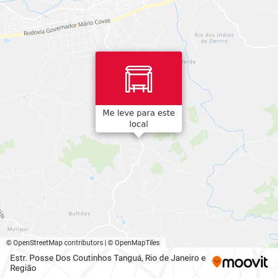 Estr. Posse Dos Coutinhos Tanguá mapa