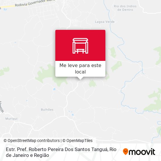 Estr. Pref. Roberto Pereira Dos Santos Tanguá mapa