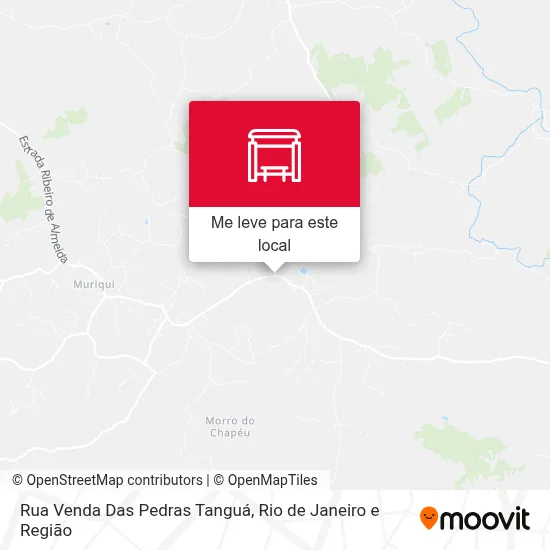 Rua Venda Das Pedras Tanguá mapa