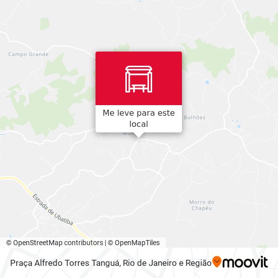 Praça Alfredo Torres Tanguá mapa