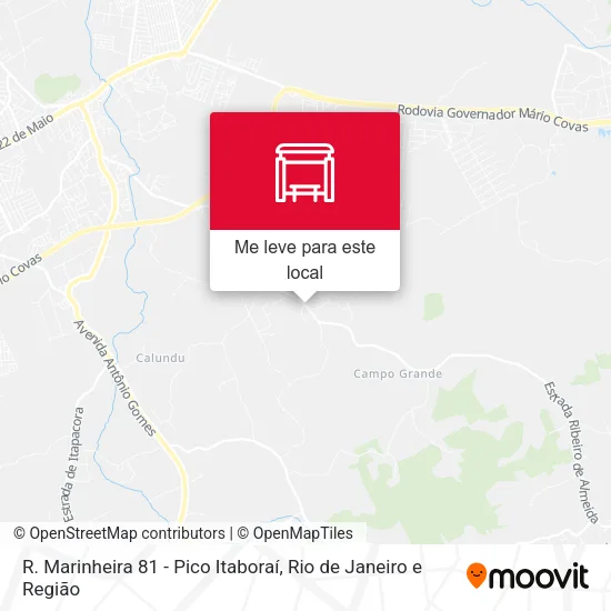 R. Marinheira 81 - Pico Itaboraí mapa