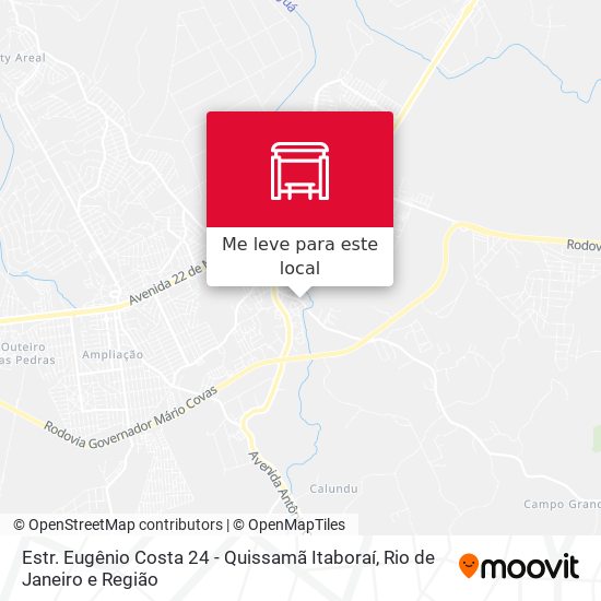 Estr. Eugênio Costa 24 - Quissamã Itaboraí mapa