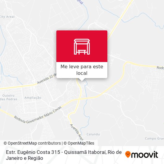 Estr. Eugênio Costa 315 - Quissamã Itaboraí mapa