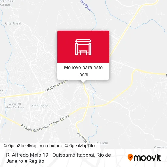 R. Alfredo Melo 19 - Quissamã Itaboraí mapa