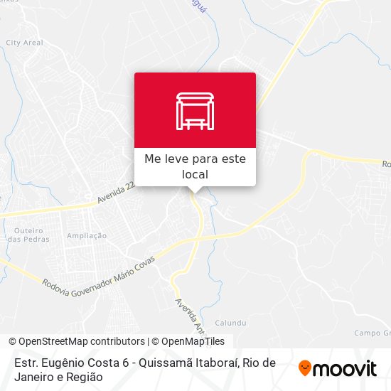 Estr. Eugênio Costa 6 - Quissamã Itaboraí mapa