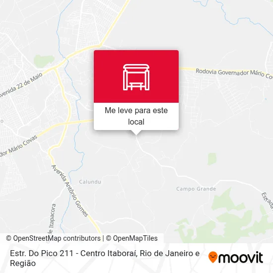 Estr. Do Pico 211 - Centro Itaboraí mapa