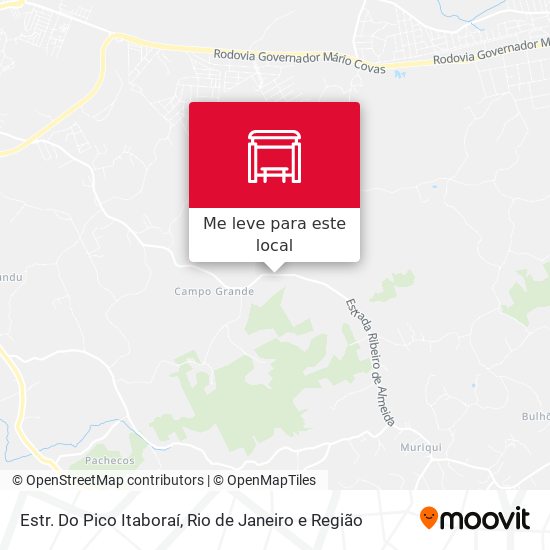 Estr. Do Pico Itaboraí mapa