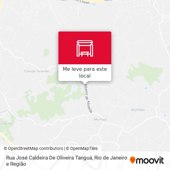 Rua José Caldeira De Oliveira Tanguá mapa