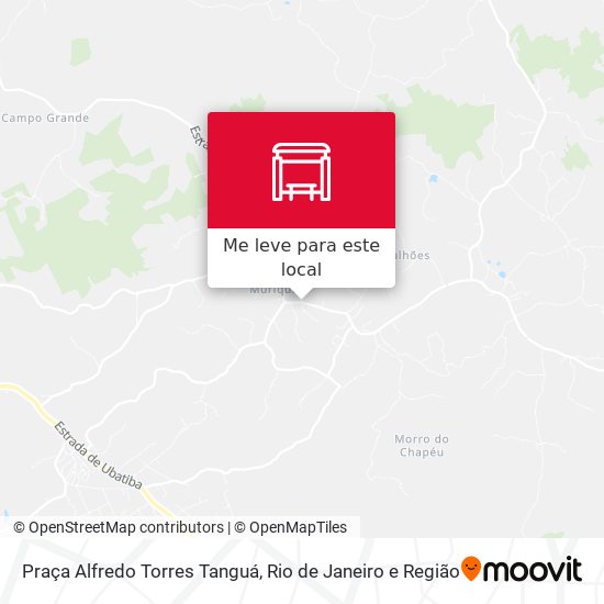 Praça Alfredo Torres Tanguá mapa