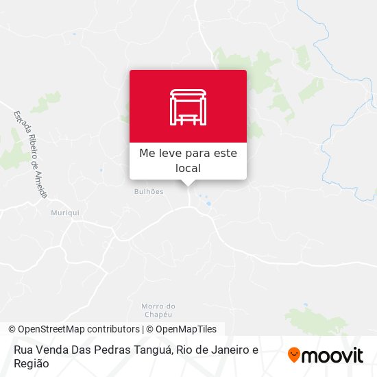 Rua Venda Das Pedras Tanguá mapa