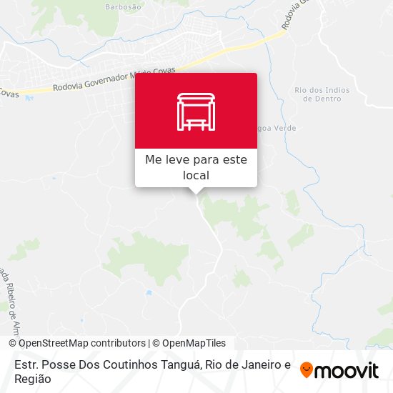 Estr. Posse Dos Coutinhos Tanguá mapa