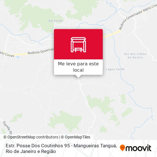 Estr. Posse Dos Coutinhos 95 - Mangueiras Tanguá mapa