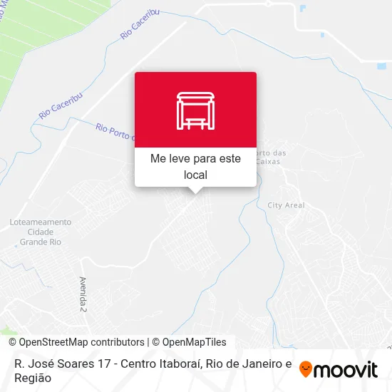 R. José Soares 17 - Centro Itaboraí mapa