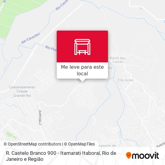 R. Castelo Branco 900 - Itamarati Itaboraí mapa