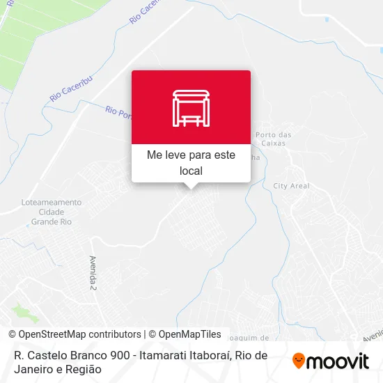 R. Castelo Branco 900 - Itamarati Itaboraí mapa