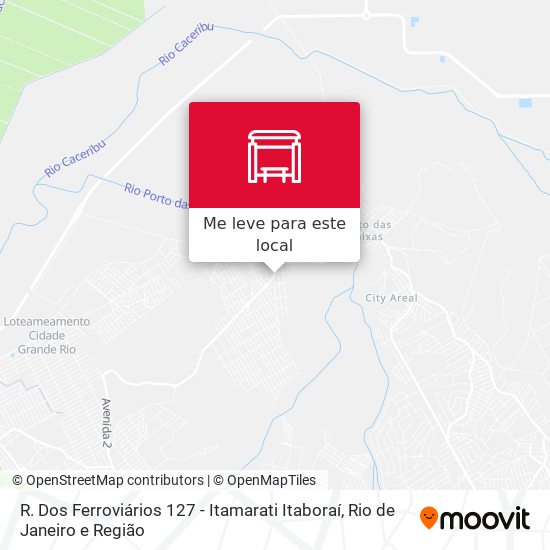 R. Dos Ferroviários 127 - Itamarati Itaboraí mapa