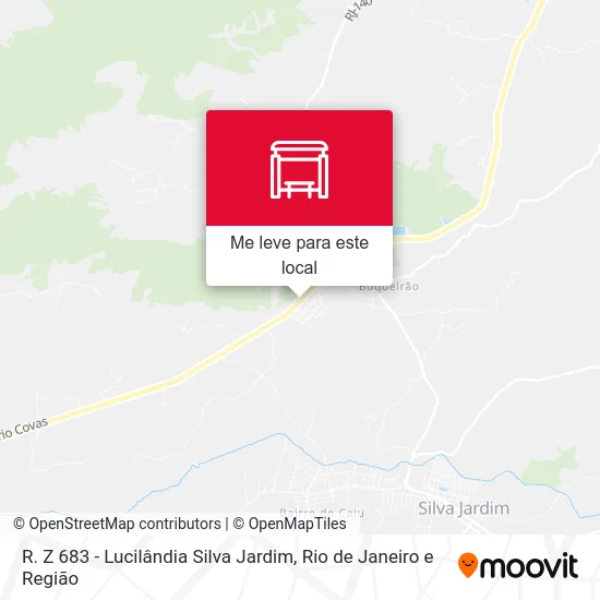 R. Z 683 - Lucilândia Silva Jardim mapa