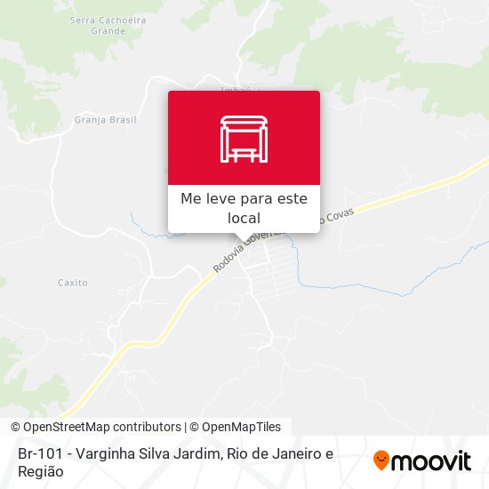 Br-101 - Varginha Silva Jardim mapa
