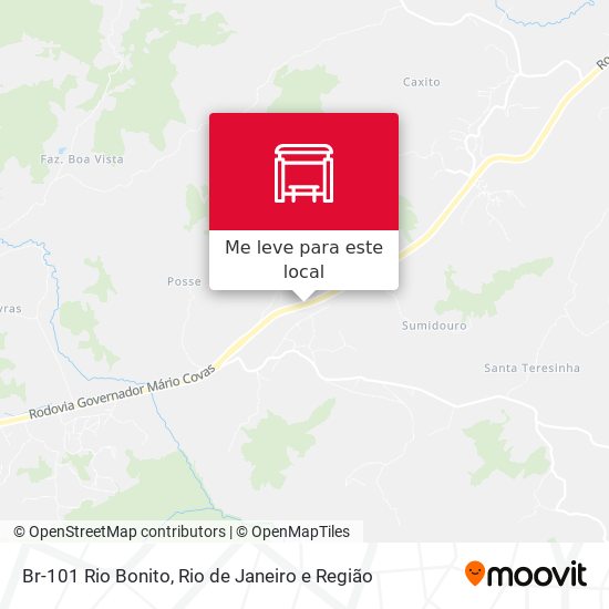 Br-101 Rio Bonito mapa